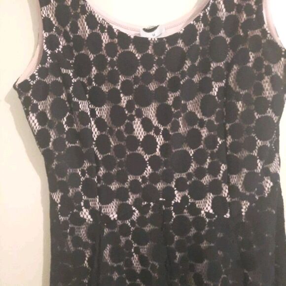 Disney Minnie Rocks the Dots Black Lace Overlay Dress – Size M – Fully Lined - Picture 2 of 8